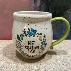 Best teacher ever coffee mug.
